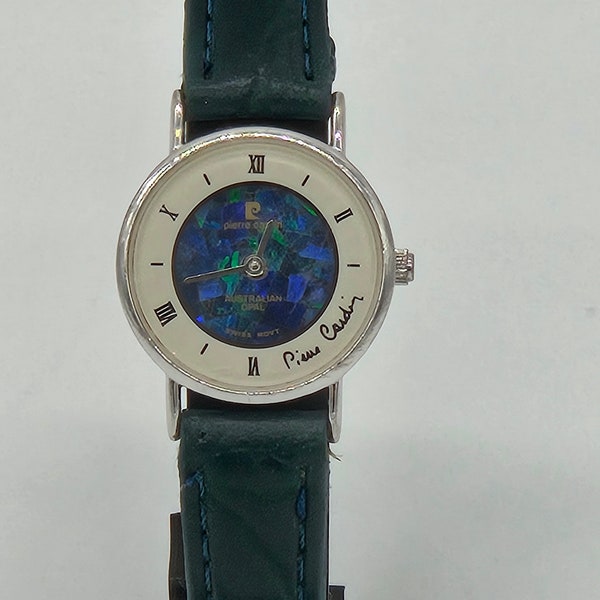 Pierre Cardin Paris Ladies Women's Watch Australian Opal Mosaic Dial 1 Jewel Swiss Quartz Movement