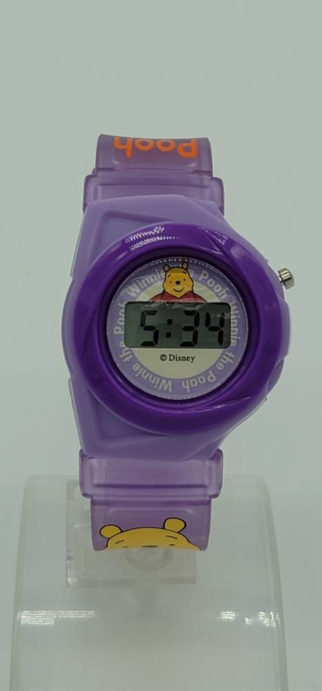 Vintage Purple Disney Winnie the Pooh Digital Watch RARE - Etsy