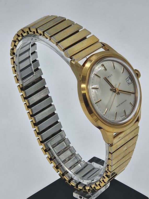 Men's Vintage Timex Watch 26560 10578 Mechanical … - image 6