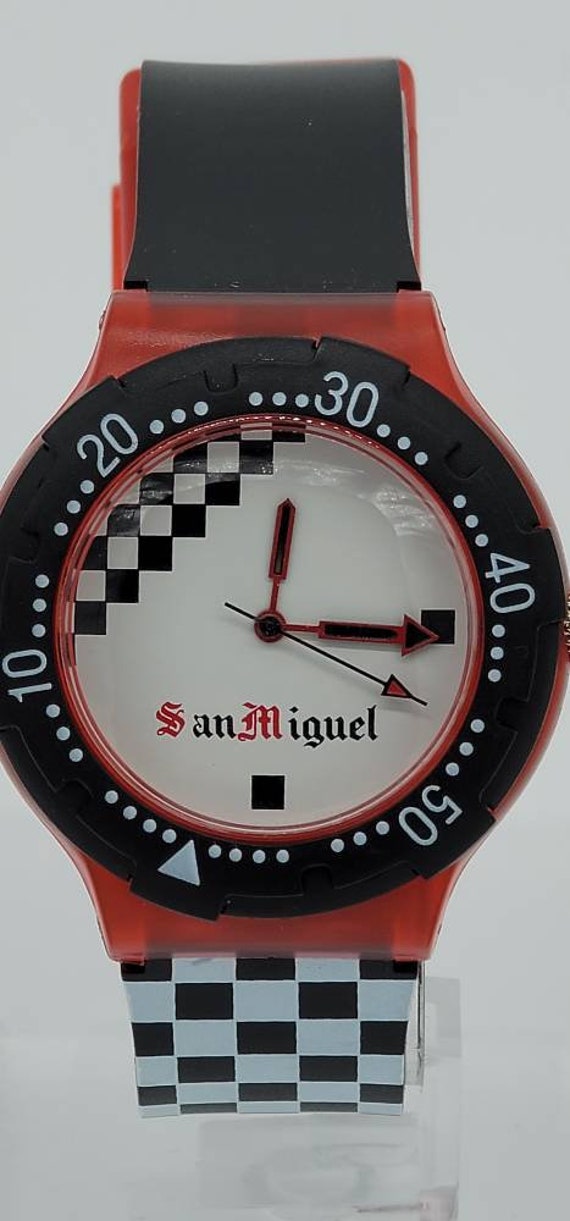 Rare Collectible Men s San Miguel Beer Reloj de pulsera de caucho Etsy Mexico