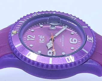 Running‎ Ice Watch 44mm Classic Light Purple Plastic Resin Quartz Watch Big Dial Running Ice Watch 44mm Classic Light Purple Plastic Resin  main image 3