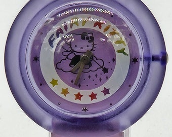 Vintage Rare 2000 Millennium limited edition Hello Kitty Sanrio Rotating Watch