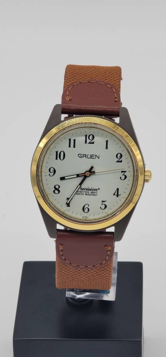 Gruen precision shop quartz watch value