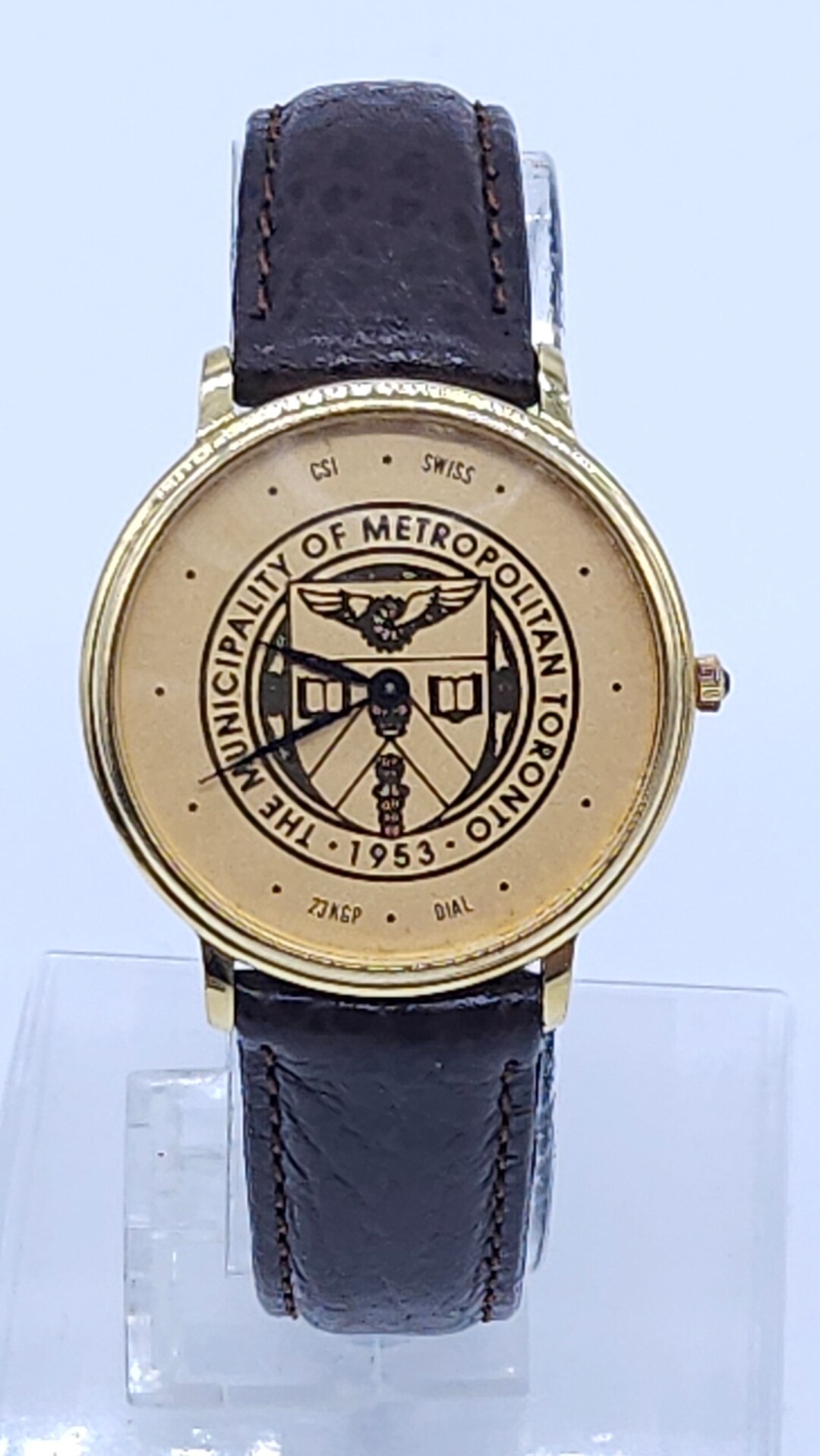 Rare Vintage the Municipality of Metropolitan Toronto Quartz Swiss