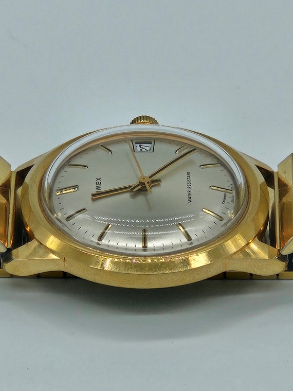 Men's Vintage Timex Watch 26560 10578 Mechanical … - image 10