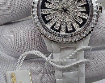 Vintage Elgin Diamond 14K White Gold Women display picture 1