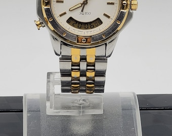 Rare Vintage Seiko H801-7061 R2 Chronograph Analog/Digital Quartz Men's Watch