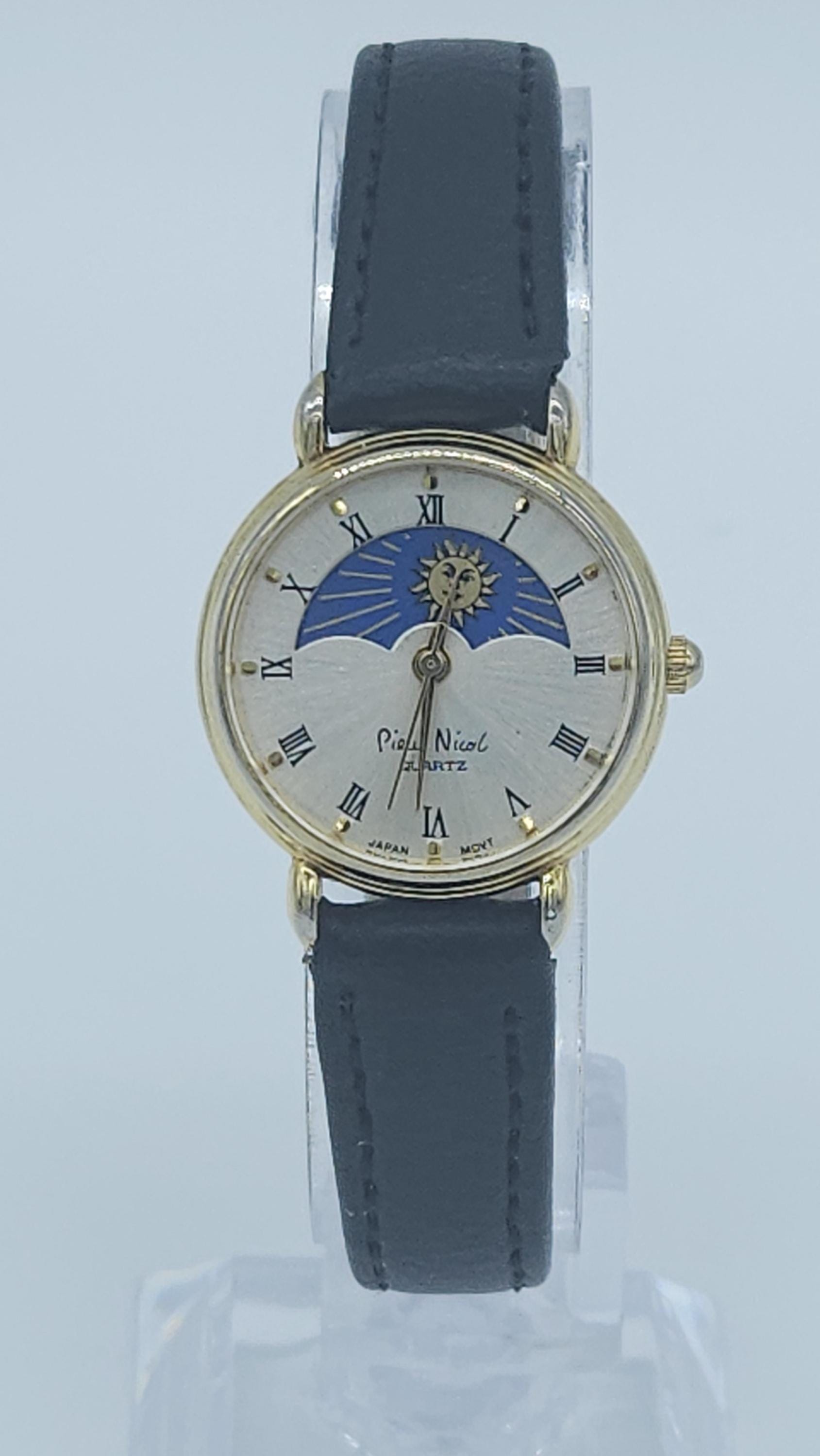 Women’s Pierre Nicol Turquoise Stone Charm Bracelet 32 mm Watch New Battery Pierre Nicol Quartz Watch - Etsy main image 2