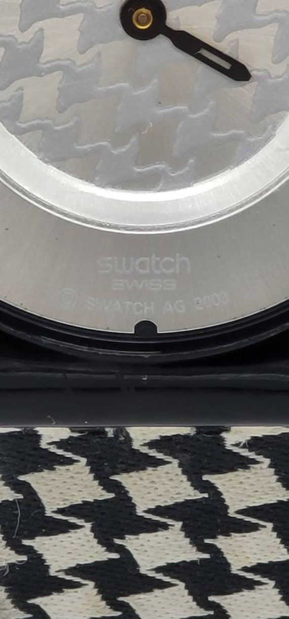 Vintage Super Slim Swatch V8 Swiss Made Watch Sil… - image 4