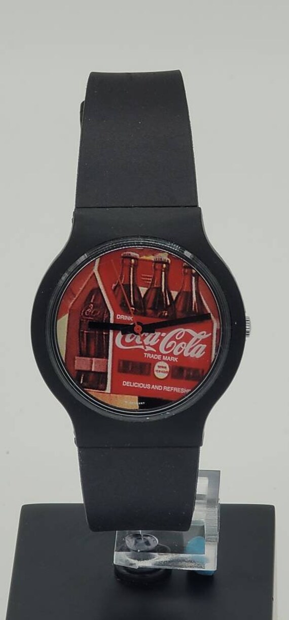Rare Vintage Coca Cola Wrist Watch Collectible 1980s Made in West