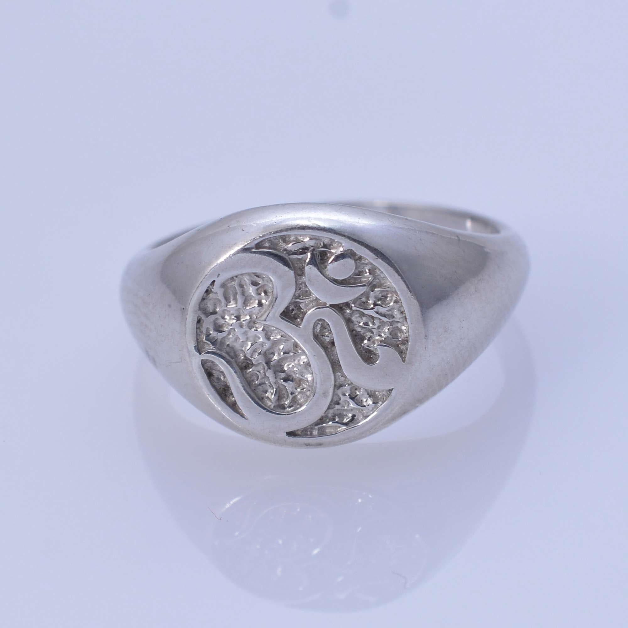 Om Ring 925 Silver Ring Om design ring 925 sterling silver Etsy