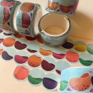 Boba Bubbles/Boba Tea Die Cut Washi Tape
