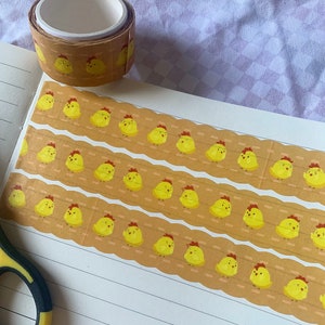 Chicken Die Cut Washi Tape