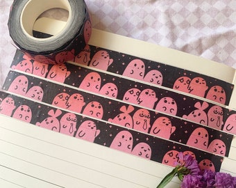 Original glow in the dark Ghosties Night Out washi