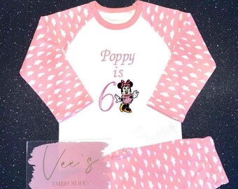 Personalised minnie mouse pyjamas Clearance