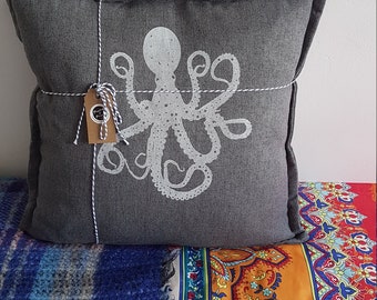 Octopus Pillow Etsy