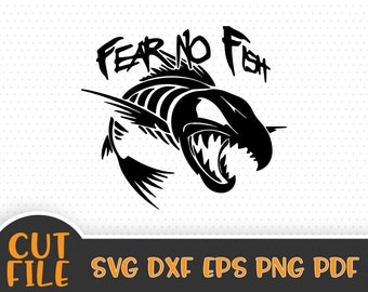 Download Fear No Fish Svg Etsy