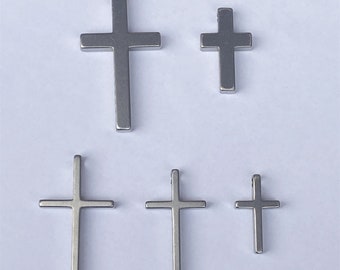 Handmade Cross Necklace,Custom Crucifixion Necklace,Pure titanium cross Pendant, Personalized Necklace,Dainty Necklaces,gifts for her
