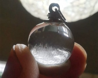 Antarcticite Pendants Raw Crystal Necklace Rare Gem Vessel Pendant growth crystal Necklace Glass Irregular Crystal Pendant Natural Clustered
