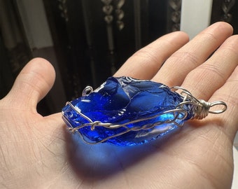 Andara Necklace, powerful beauty Blue andara crystal Pendants,Rainbow Energy Archangel Master DNA Activation Love Pendant Healing gift