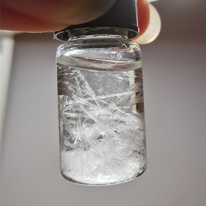 Antarcticite Ornament Rare Crystal Decorations Vessel Necklace Birthstone ornament Glass Irregular Crystals Decor Natural Clustered Crystals