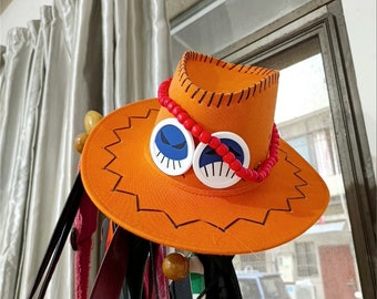 One Piece Ace Halloween Cosplay Hat Portgas D Ace Hat - Cosplayshow.com