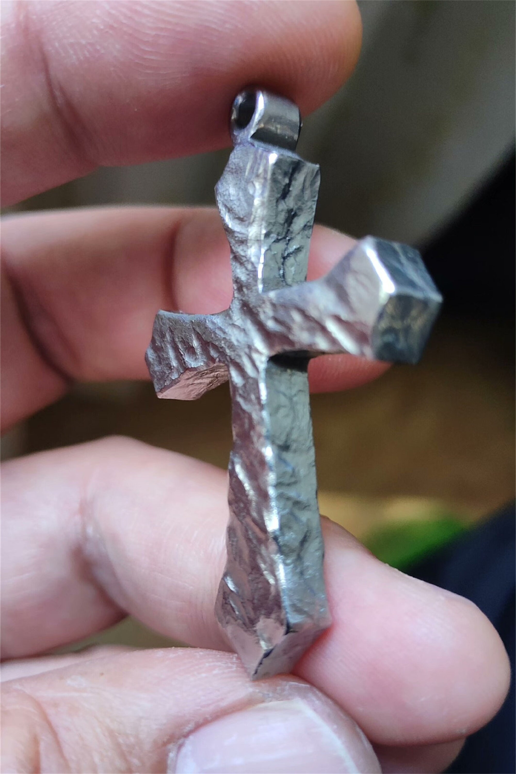 Custom Cross Necklace,handmade Crucifixion Necklace,pure Titanium Cross ...