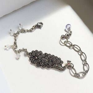 Phoenix bracelet, Phoenix Jewelry, Phoenix bird, 925 silver bracelet