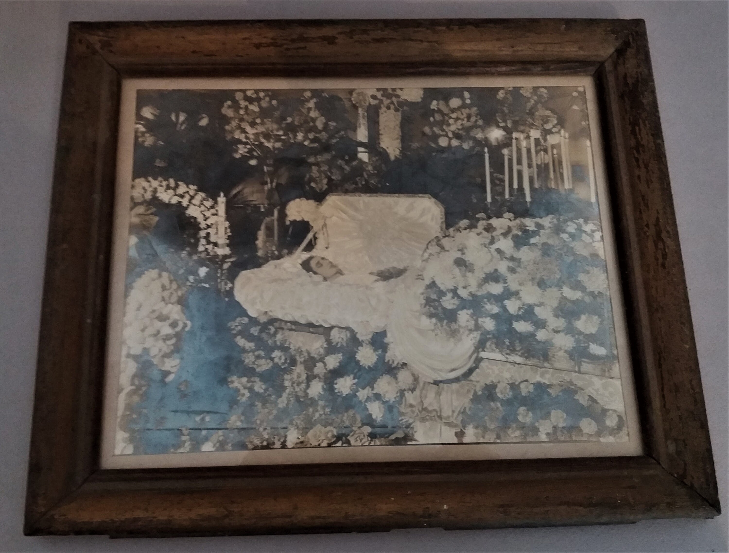 Photographie Post Mortem Jeune Femme Tirage Argentique