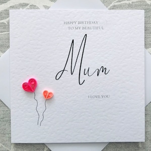 Happy birthday mum - mums birthday card - a card to mum on birthday- - amazing mum card - mum - mothers birthday - UK