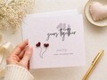 Personalised Anniversary Card, for him, her, husband, wife, fiancé, fiancee, girlfriend, boyfriend, wedding