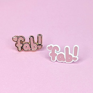 Super! 1-Zoll Mini Emaille Pin - Kawaii Original Anime inspiriert Glitter Filler Anstecknadel Weiß gefärbte Metall glitzernde Flare Geschenke