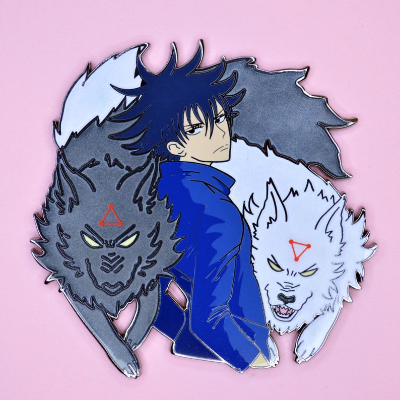 JJK Megumi Demon Dogs Hard Enamel Pin | Etsy