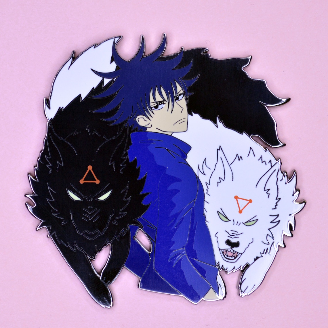 JJK Megumi Demon Dogs Hard Enamel Pin | Etsy