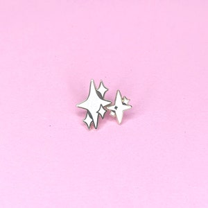 Sparkle V2 Mini Enamel Pins .75-inch Original Pin Set Cute Kawaii Glitter Filler Miniature Anime Aesthetic Collector Gift image 2