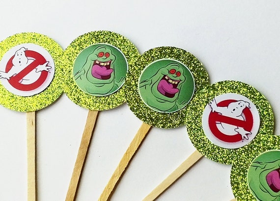 Ghostbusters Cupcake Toppers Kids Birthday Party Decorations Etsy