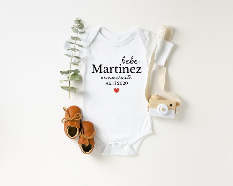 Spanish Baby ONESIES Spanish Pregnancy Announcement Anuncio Etsy