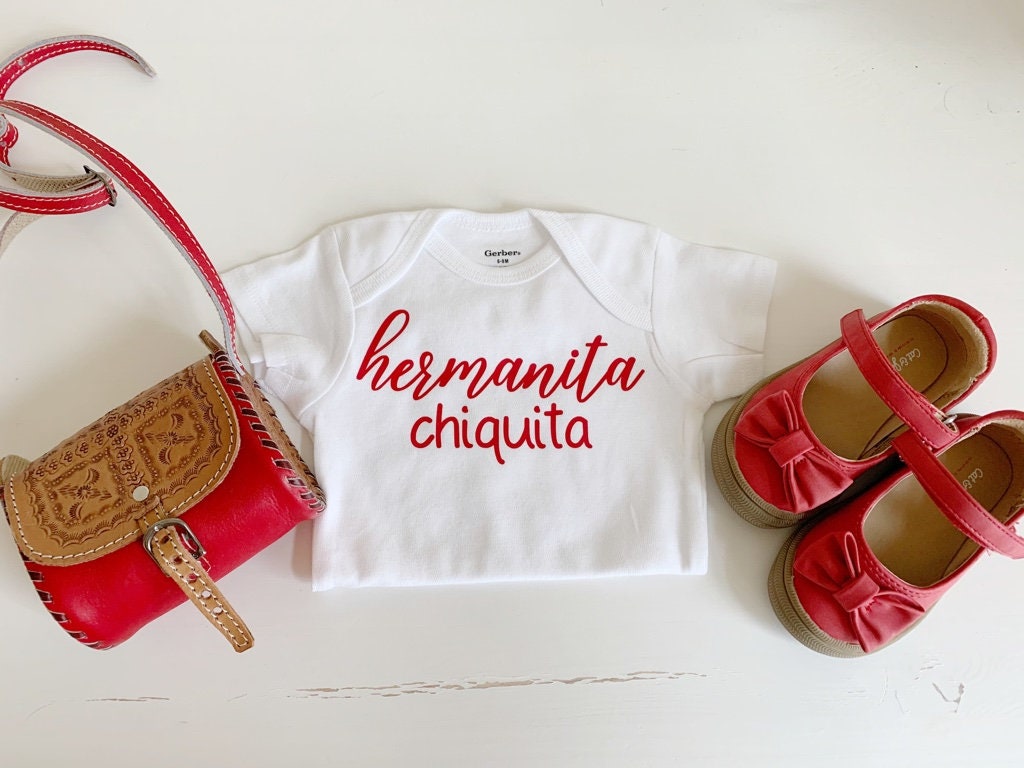Hermana Mayor, Cute Toddler Shirt, Hermanas Shirt, Spanish Bodysuit,  Bodysuit Espanol, Bodysuit Nina, Custom Name T-shirt, Girl Toddler 