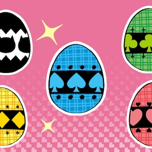 Shugo Chara  stickers - Egg Stickers
