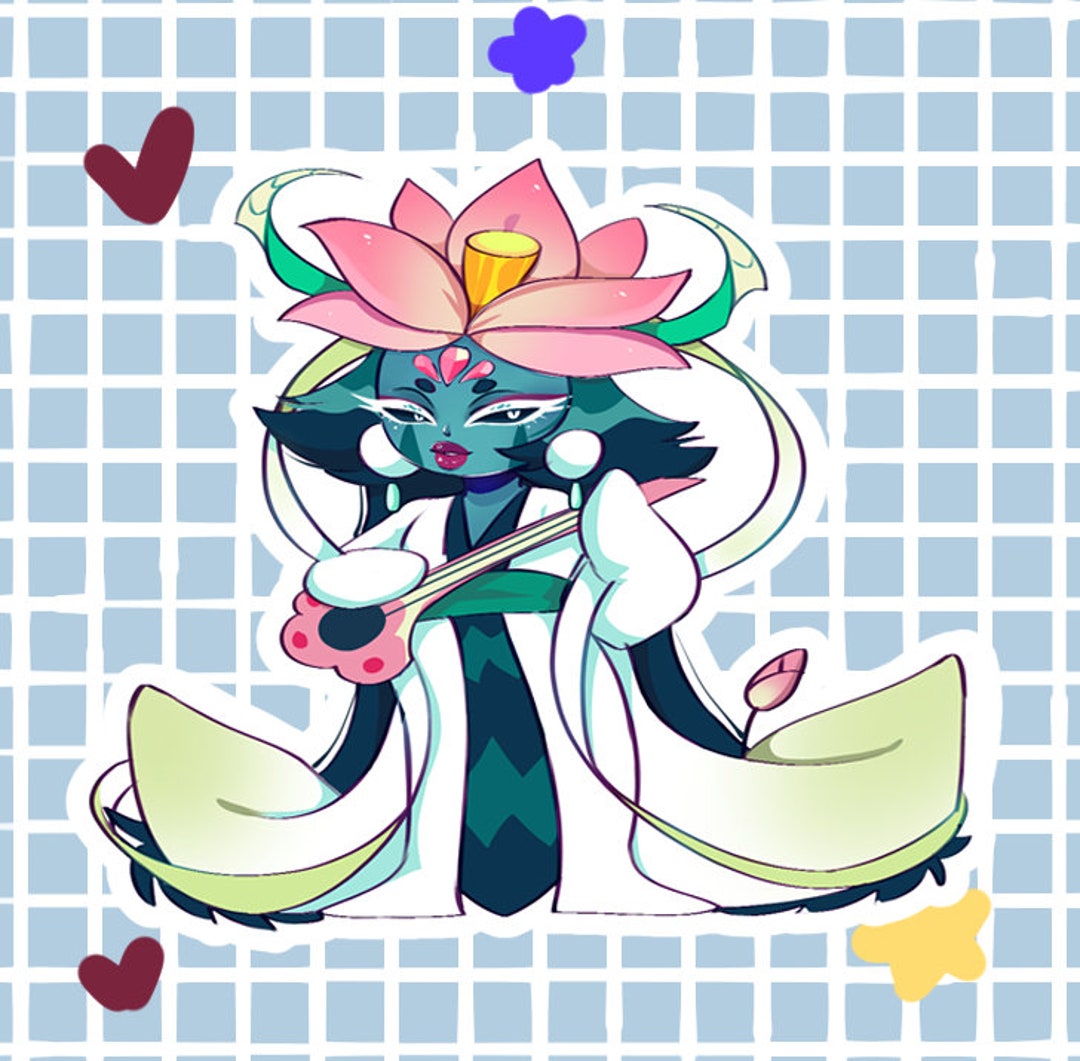 Lotus Dragon Cookie Stickers Cookie Run Stickers Etsy