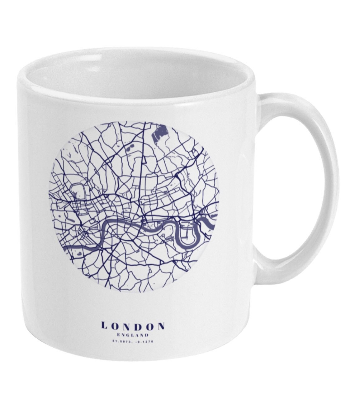 London Mug, Moving to London Gift, London Map, Housewarming Gift, Best