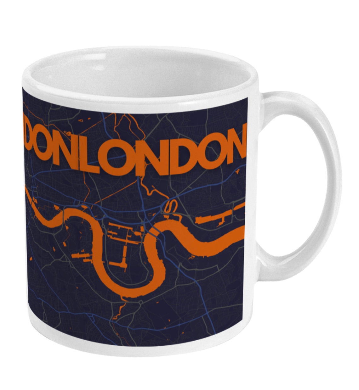 London Mug, Moving to London Gift, London Map, Housewarming Gift
