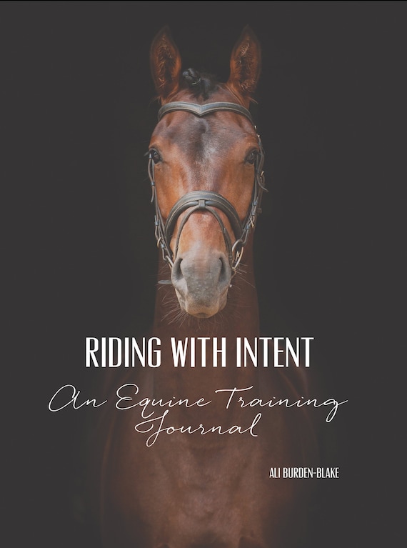 Horse Riding Journal Riding with Intent An Equine Journal | Etsy