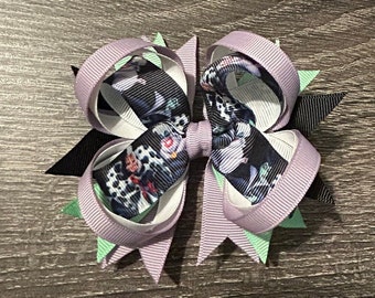 Disney Villain's, Ursula, Cruella, Maleficent, Bow with alligator clip