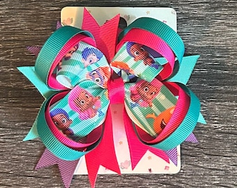 Bubble Guppies Teal Bow