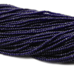 13/0 Charlotte Cut Beads Tr. Navy Blue (2 Perfect Facets) 5/10/20/50/250/500 Grams.Embroidery Material,Jewelry Supply, Premium True Cuts