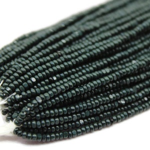 Perles taille Charlotte 11/0 émeraude foncé (2 facettes parfaites) 10/20/50/250/500 g. Matériel de broderie, fournitures de bijoux, coupes vraies premium