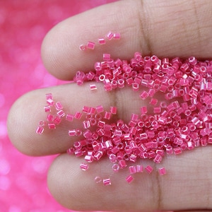 DB00-0236, Miyuki 5.2g Rose Lined Crystal DB00-0236, Miyuki 5.2g Rose Lined Crystal