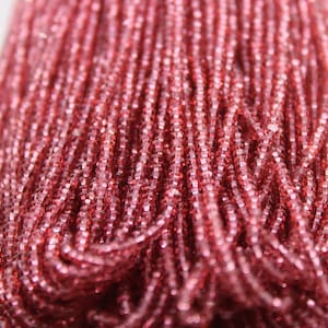 11/0 Charlotte Cut Beads, Tr. Fuchsia (Colorfast), Full Hank, 1/3/5 Hanks, Preciosa Beads, Embroidery Beads, Findings, AAA Quality.