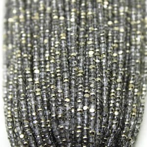 11/0 Charlotte Cut Beads, Champagne Shimmer, Full Hank